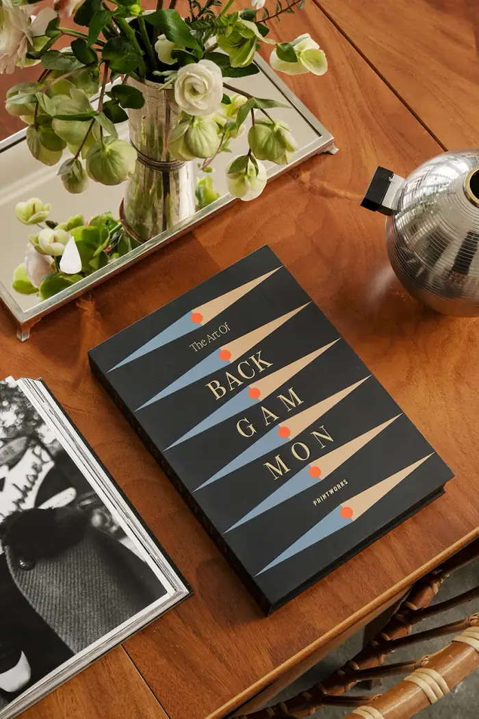 gioco da tavola Art of Backgammon 30,5 x 22 cm Rosso miniatura 4