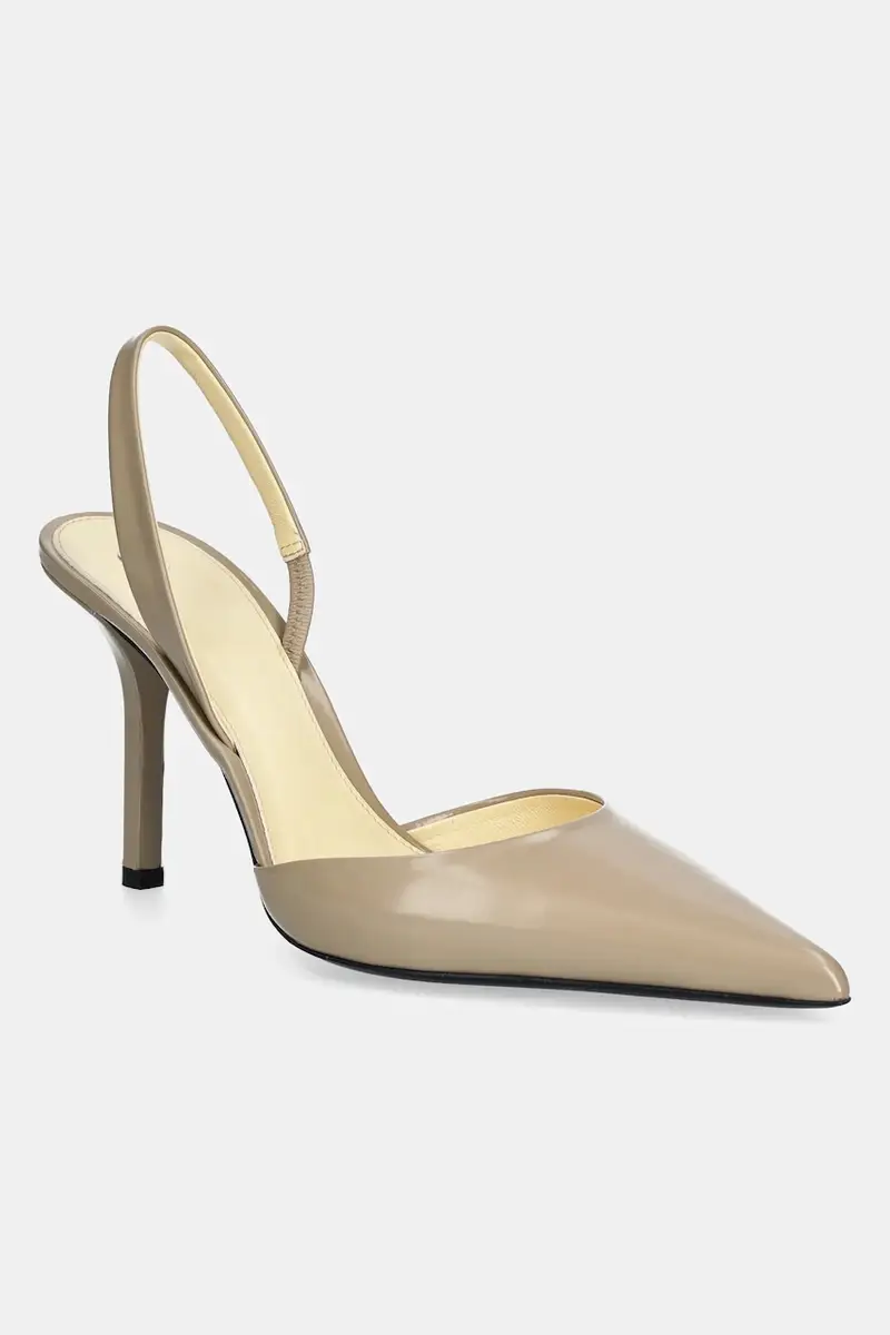 Proenza Schouler tacchi in pelle Slash colore beige SH251001