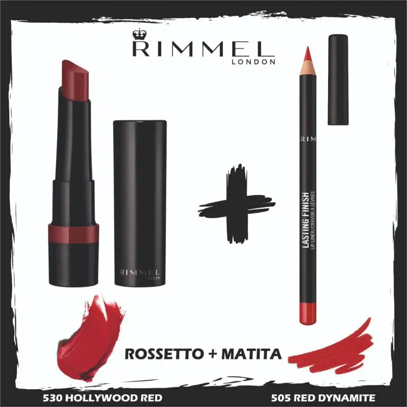 Profumi San Marino Rimmel London Rossetto 530 e Matita 505