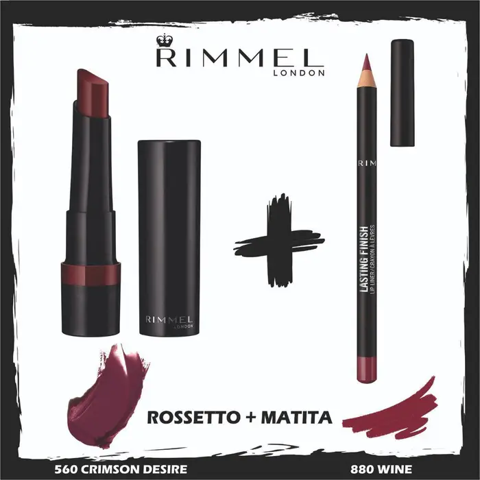 Profumi San Marino Rimmel London Rossetto 560 e Matita 880