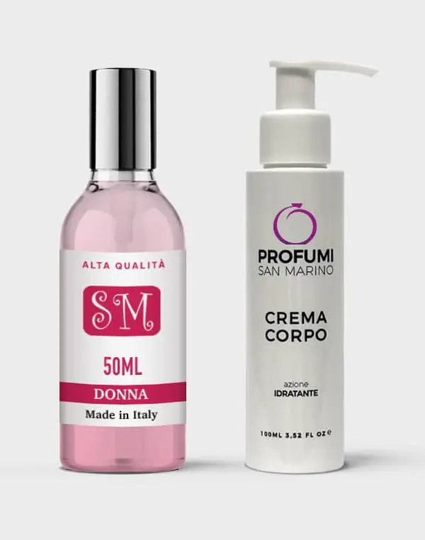 Profumi San Marino Set Crema e Profumo Simile a Chanal N°5 Donna