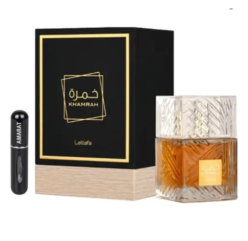 RESAES Resistant and aesthetic Profumo Khamrah originale 100 ml, Eau da Perfum Unisex importato da Dubai con aromi piacevoli di lunga