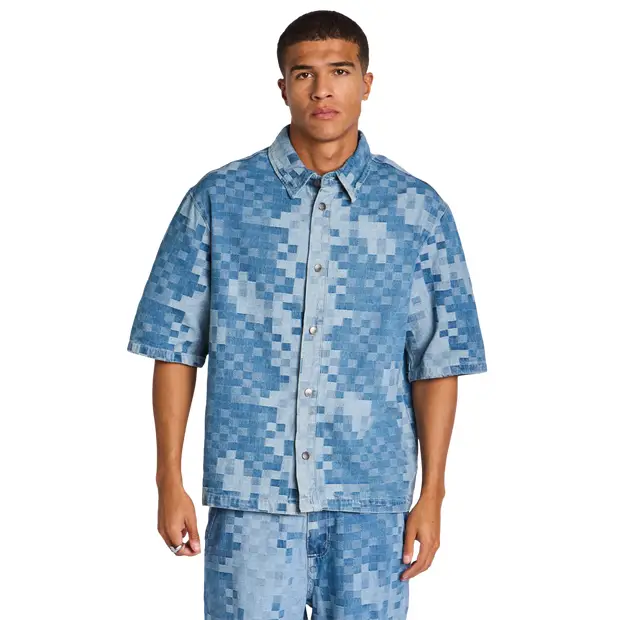 Project X Paris Future Past Pixel Uomo - Magliette Blu - di Cotone Blue