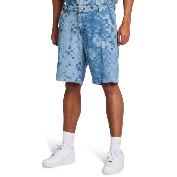 Project X Paris Future Past Pixel Uomo - Pantaloncini Blu - di Cotone Blue