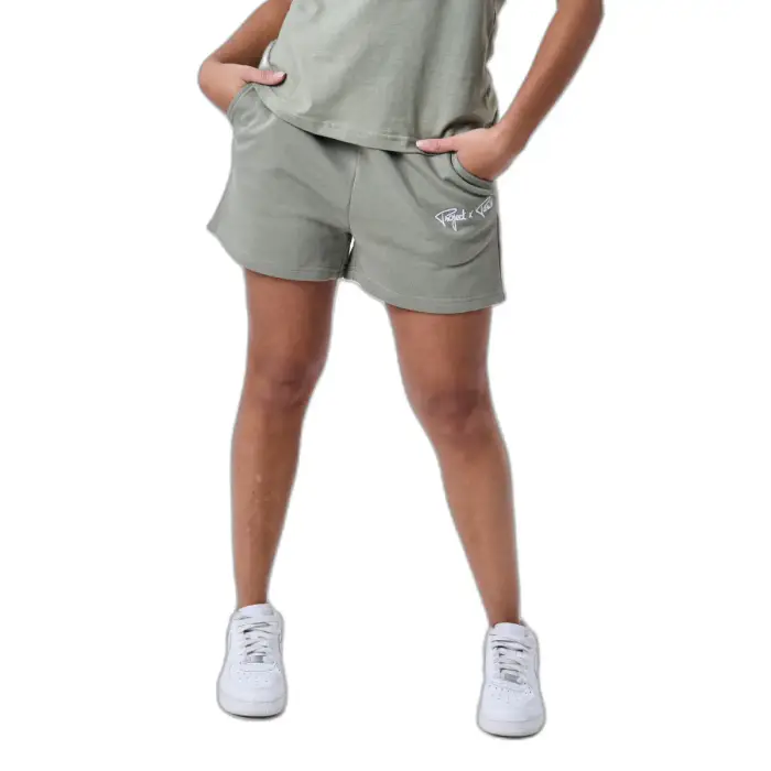 Project X Paris Pantaloncini basic con ricamo del logo per donna