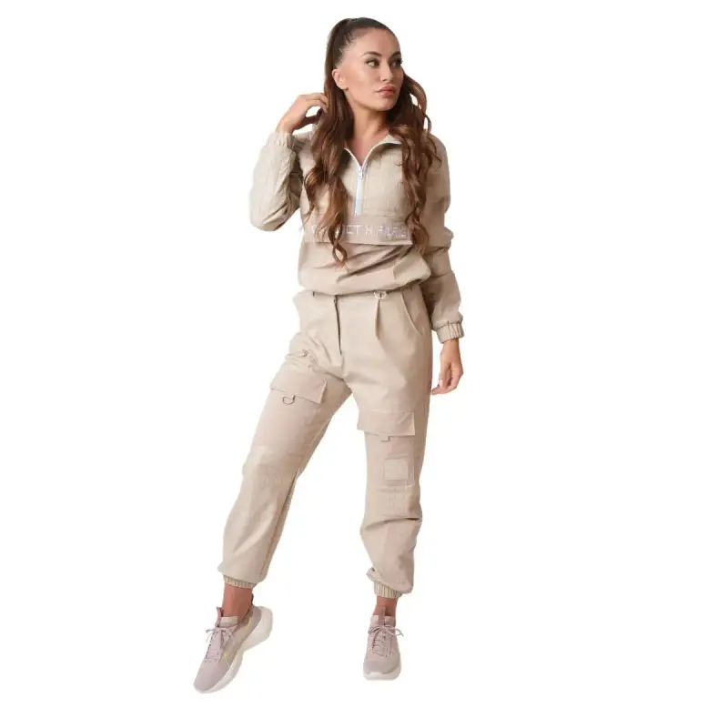 Project X Paris Pantaloni quadrati in similpelle trapuntati da donna