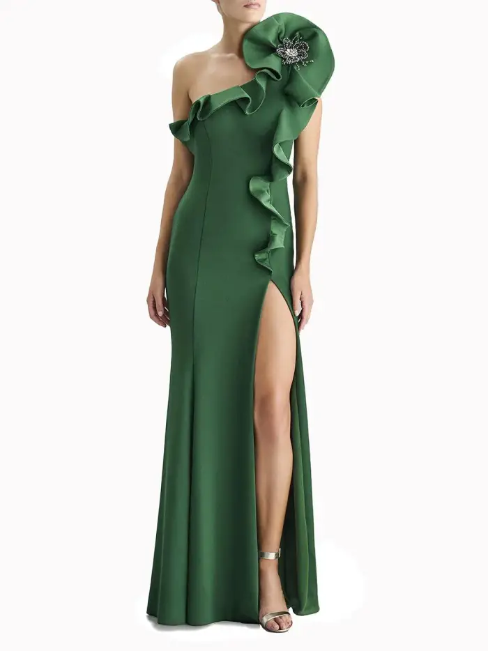 PRONOVIAS PARTY EDIT Abito Essential 2306 verde smeraldo