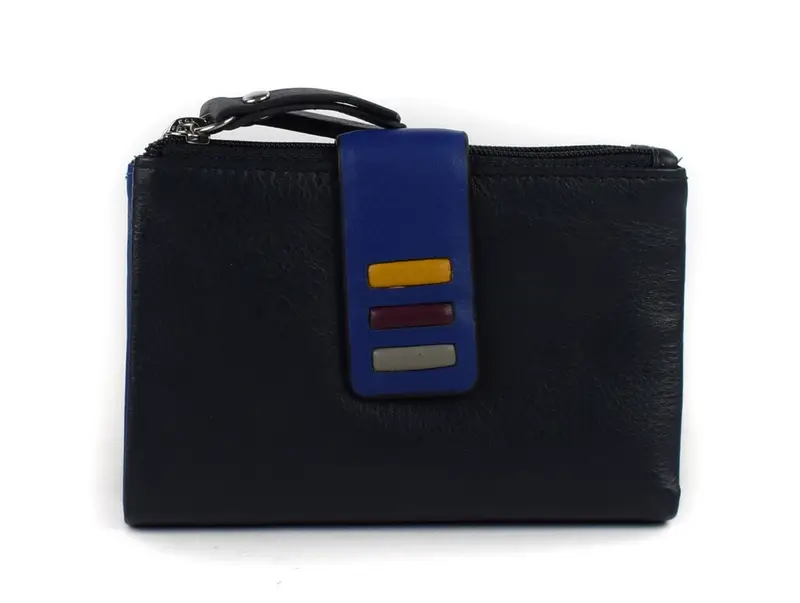 Pronto Moda Portafoglio donna piccolo Multicolor 3840 Navy/Bluette