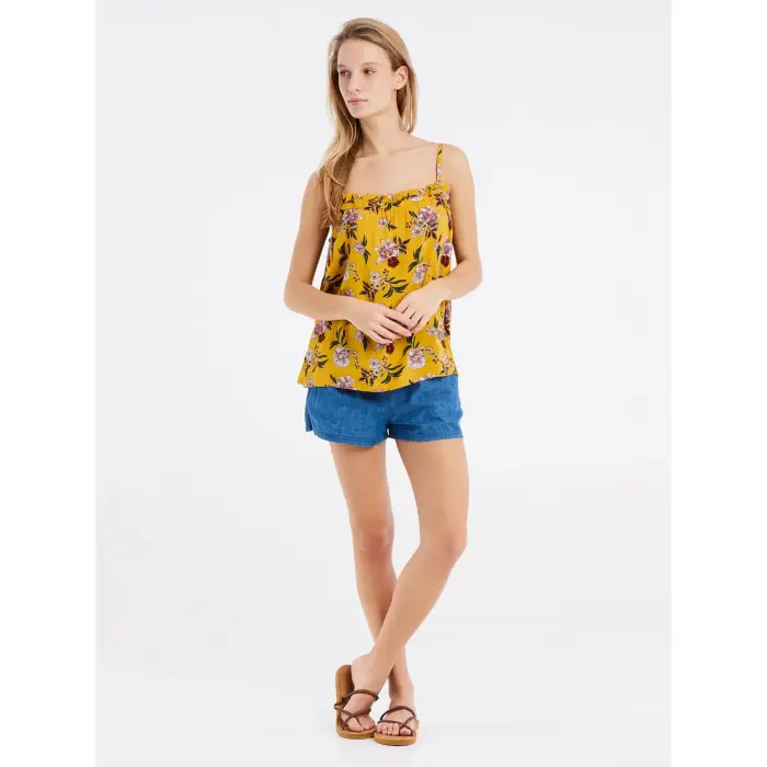 Canottiera da donna Protest Prtadira spaghettitop Jaune