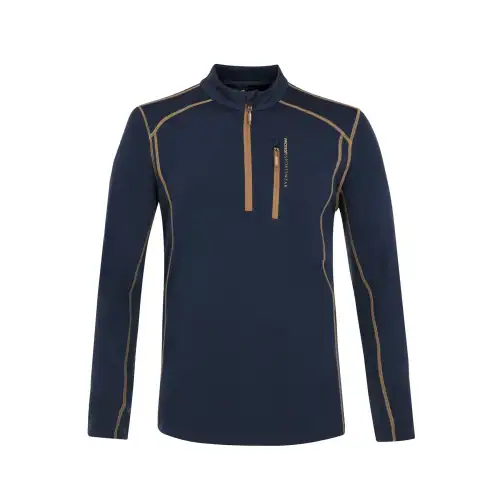 Protest Maglia termica con 1/4 di zip Kurano Bleu