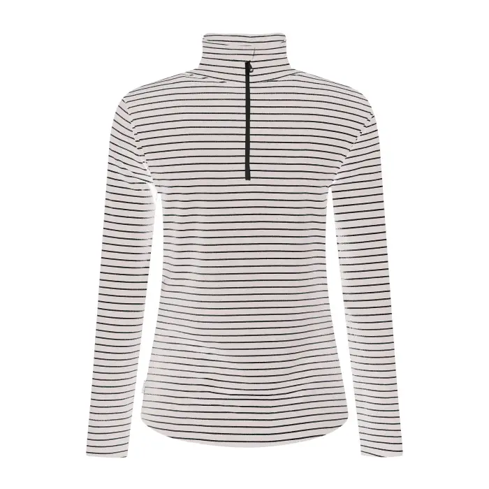 Protest Pile da donna con 1/4 di zip Vessy Blanc