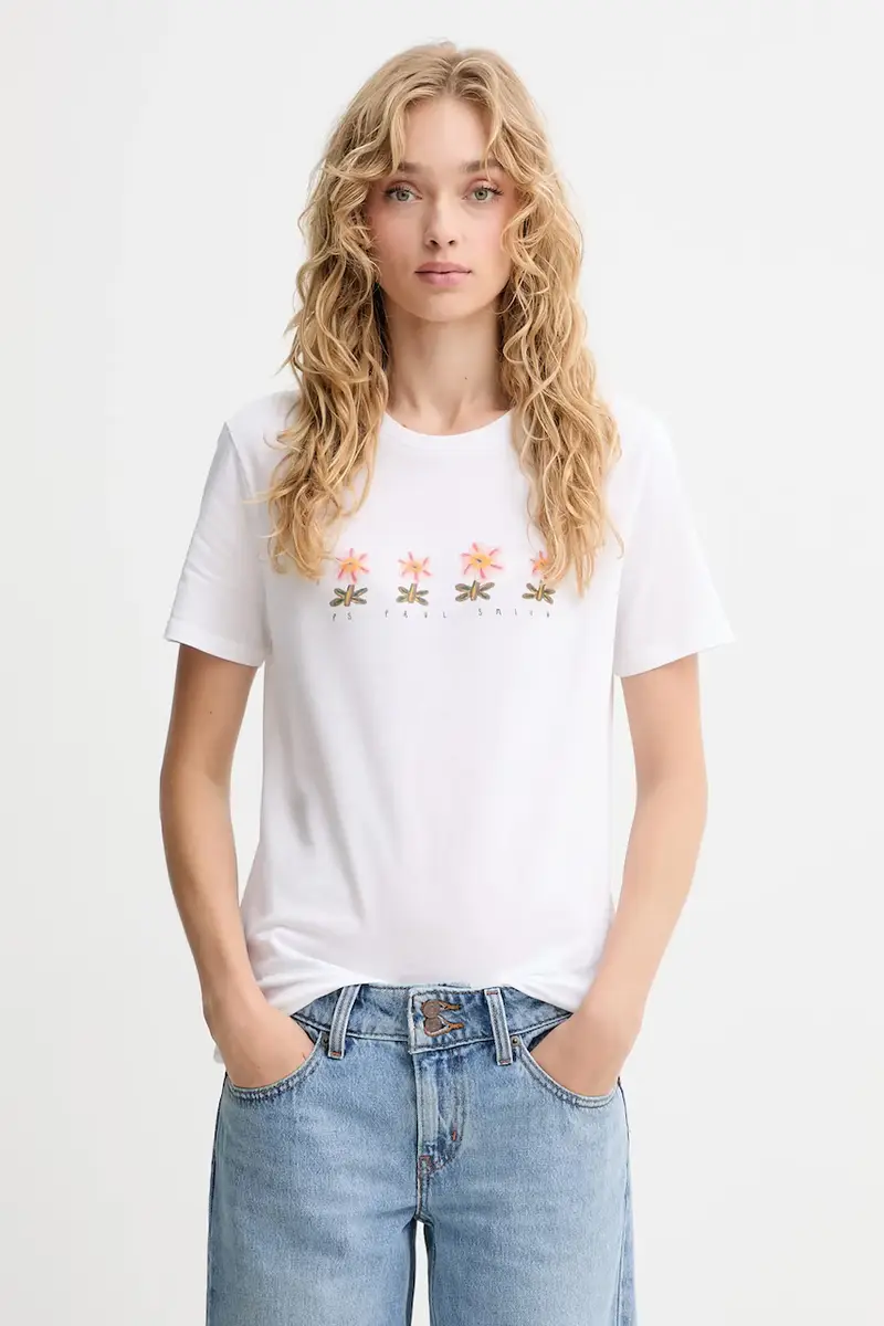 PS Paul Smith T-shirt Donna Bianco 3243350