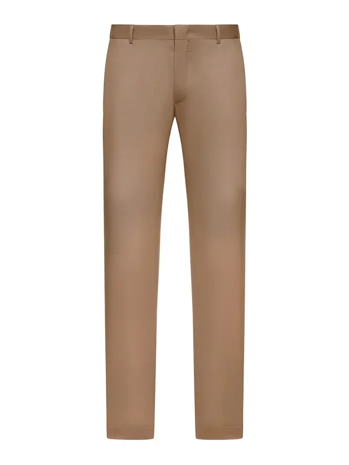 Pt Torino Pantaloni sartoriali in misto cotone Color Carne E Neutri