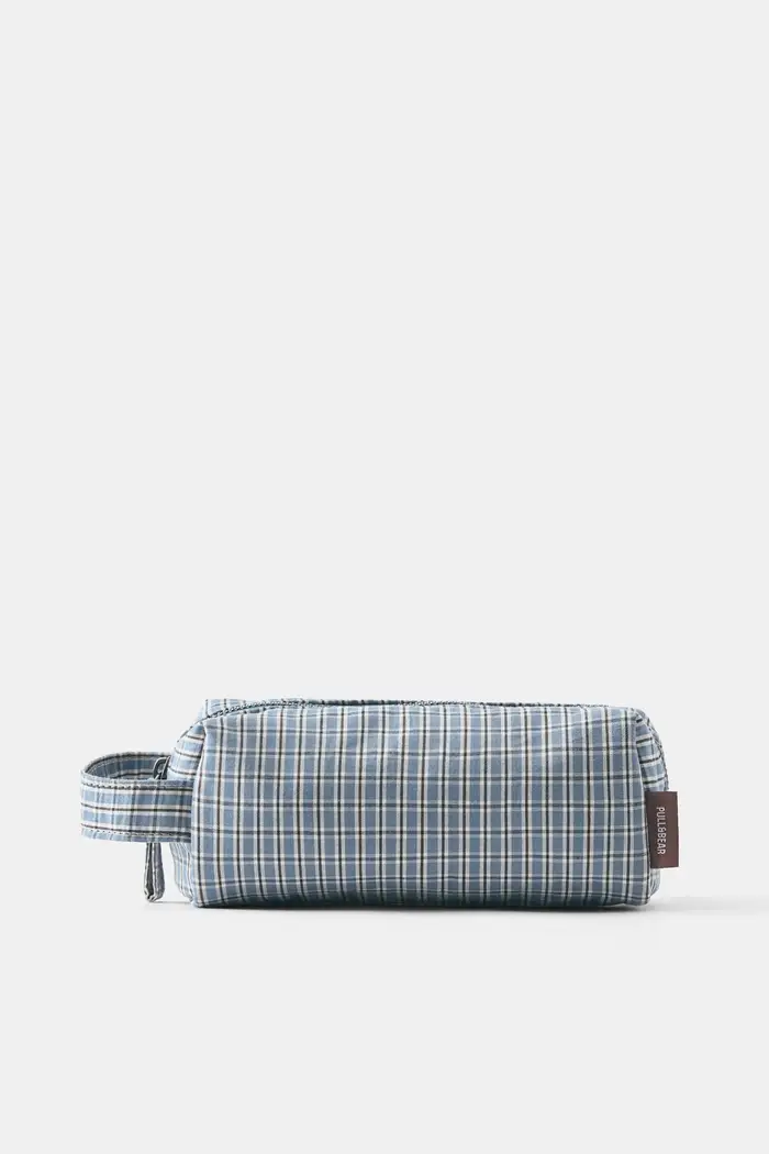 Astuccio A Quadri Azzurro