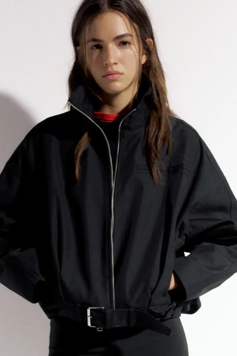 Pull&Bear Bomber A Palloncino Nero