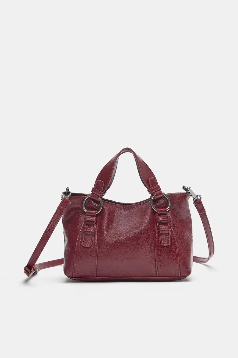 Pull&Bear Borsa a tracolla Bordeaux 3850713