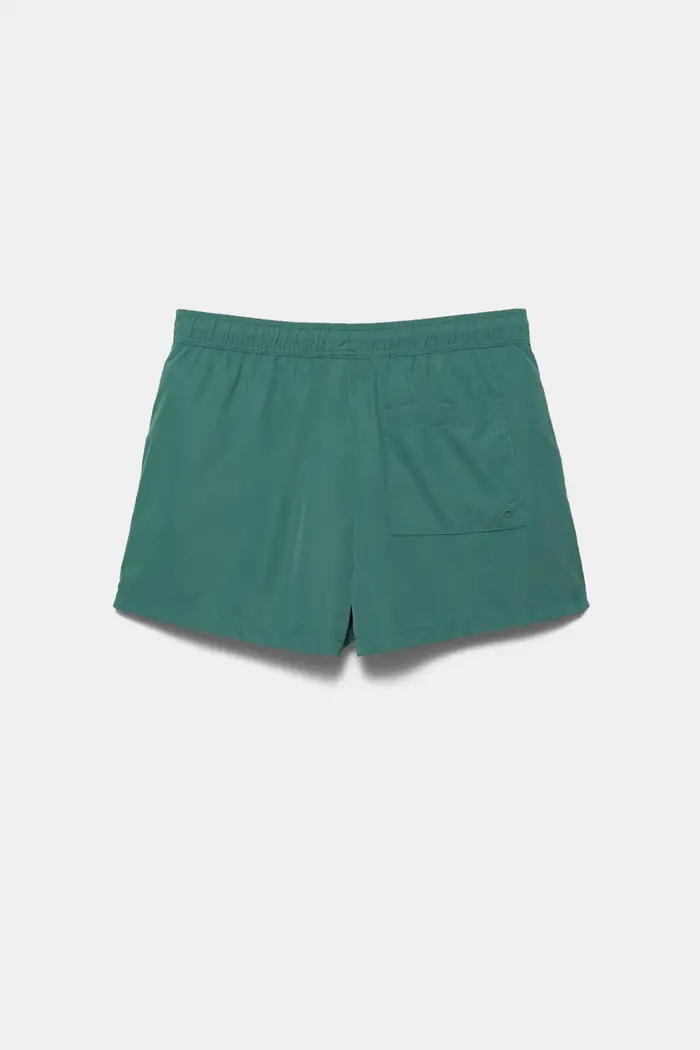 Pull&Bear Costume Da Bagno Basico Verde miniatura 3