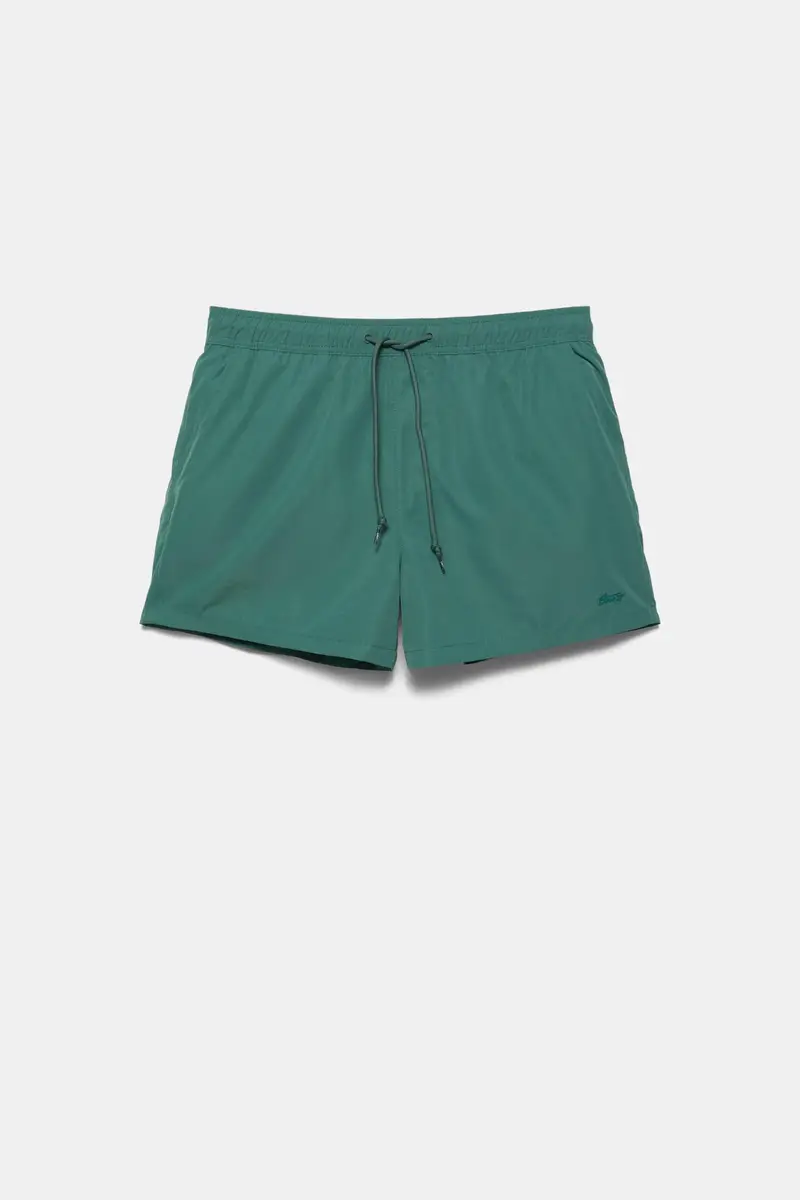 Pull&Bear Costume Da Bagno Basico Verde