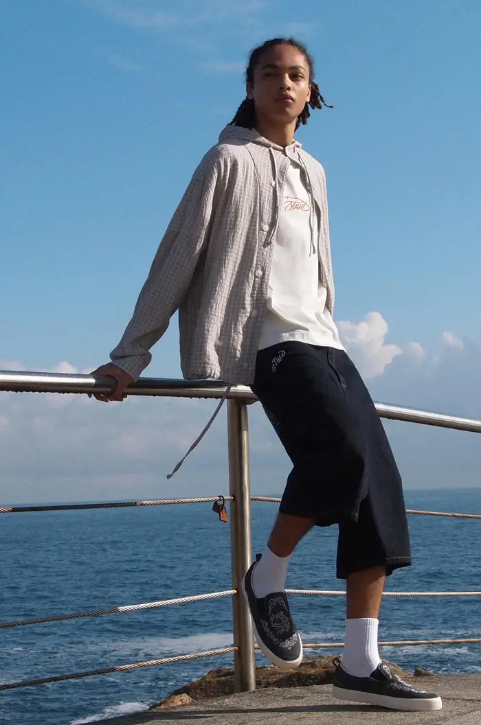 Jorts Super Baggy Blu marino