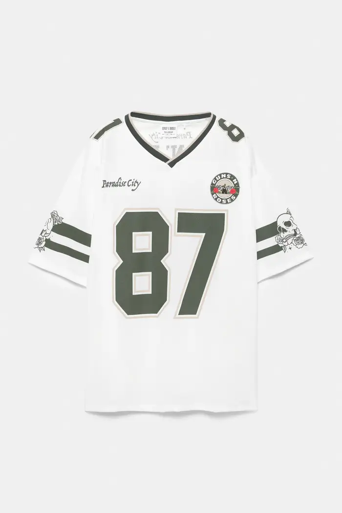 Maglietta Da Calcio Guns N Roses Beige