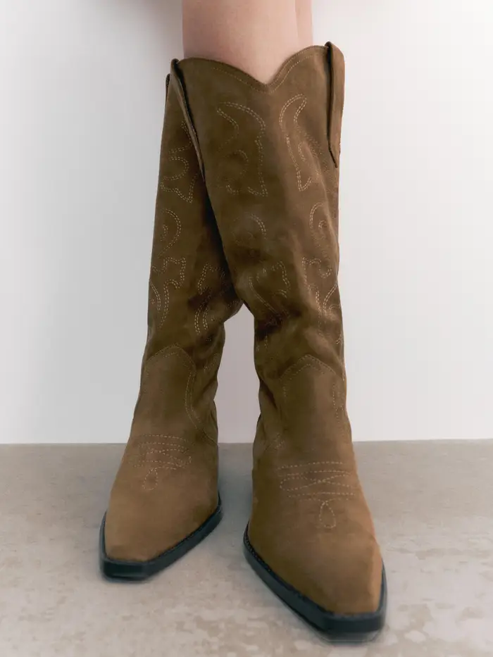 Stivali Cowboy Marrone