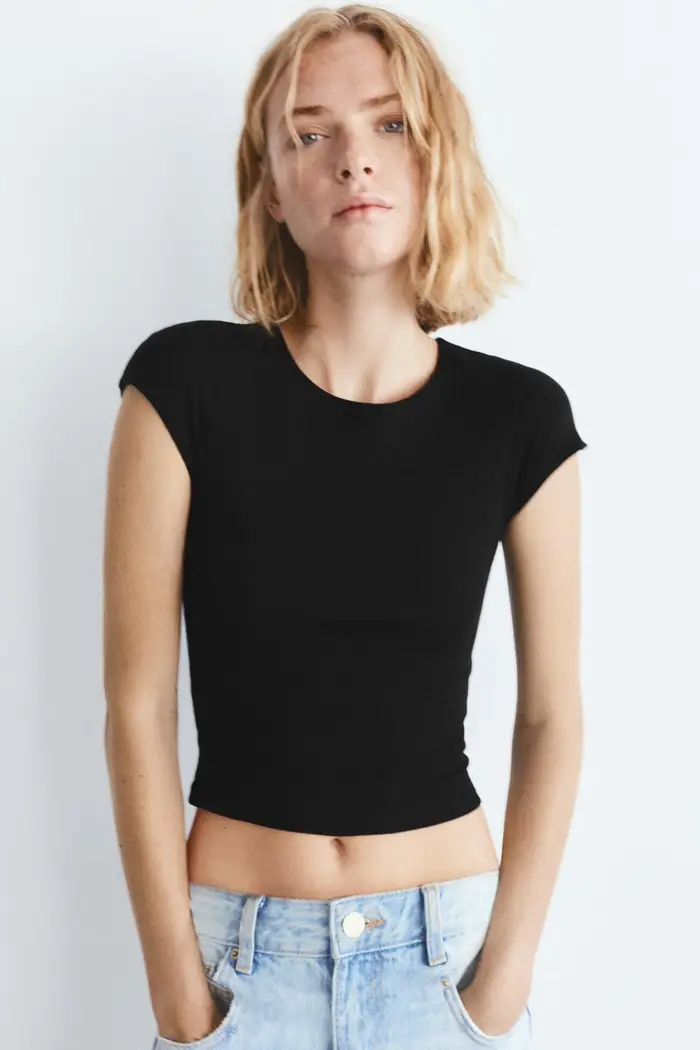 Pull&Bear T-shirt Nero 3933805