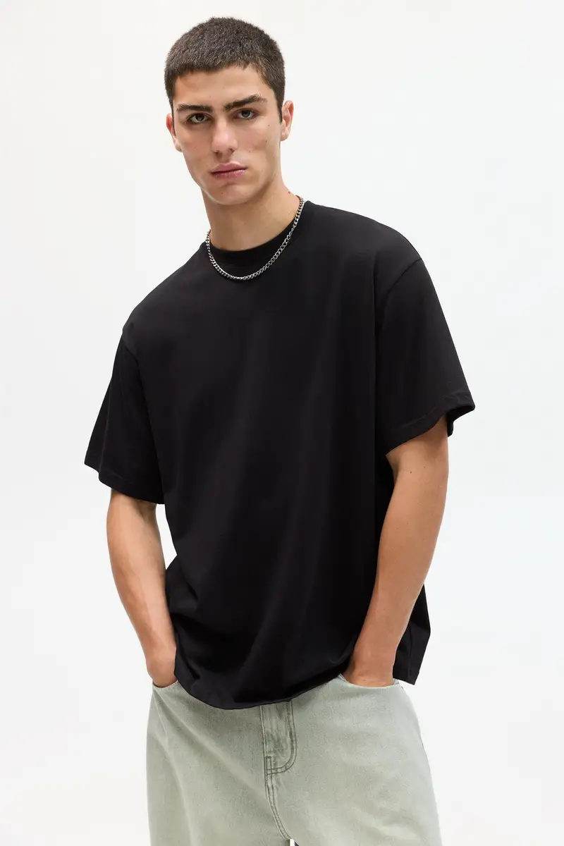 Pull&Bear T-shirt Nero 3933815