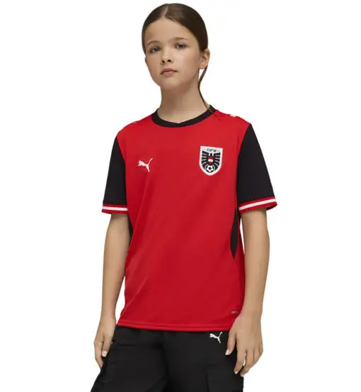 Austria Home 26 Jr - maglia calcio - ragazzo Black