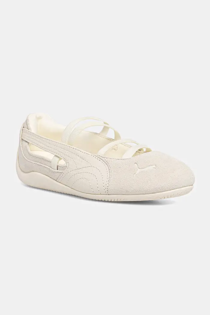 Puma ballerine in scamoscio Speedcat Ballet Python II Beige