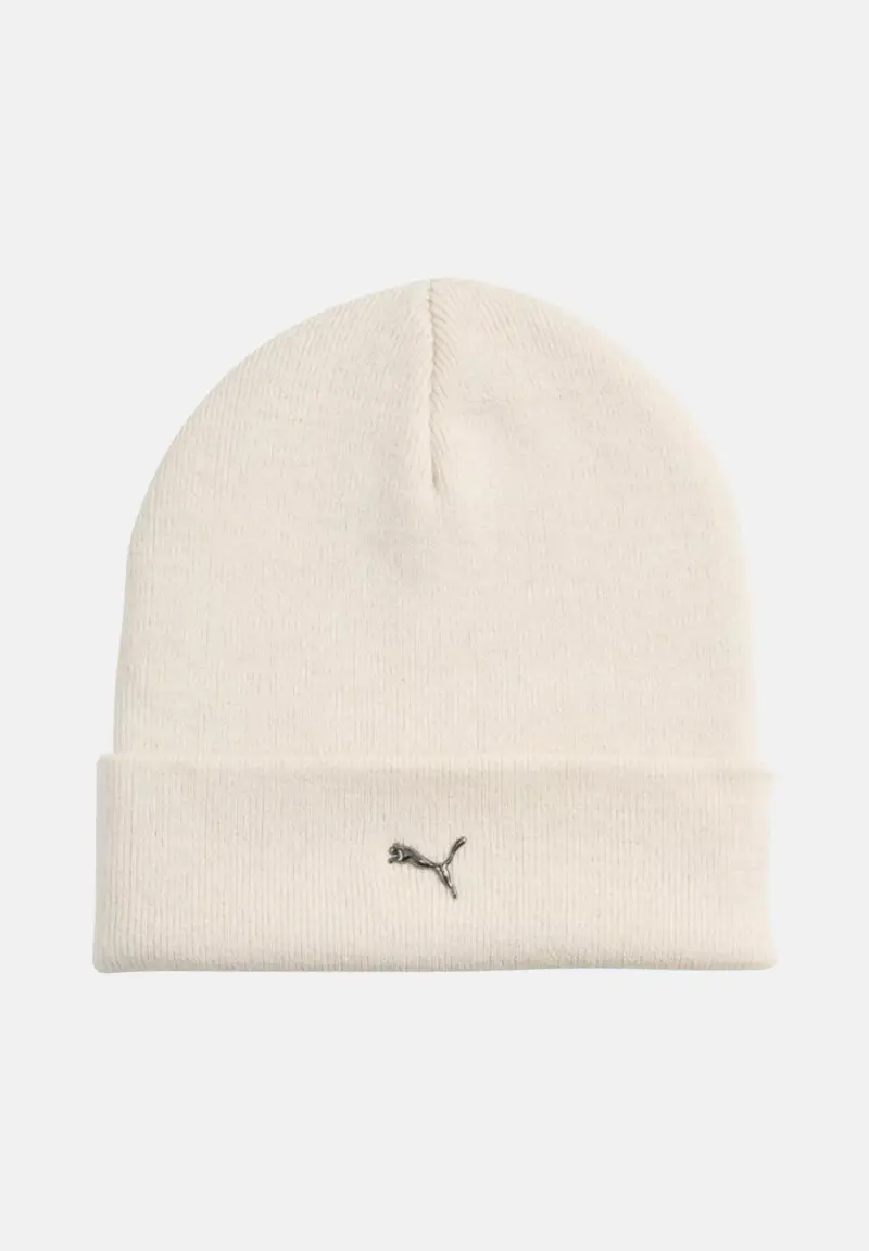 Puma Berretto di lana Metal Cat High Crown panna per uomo e donna