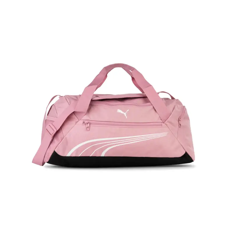 PUMA Borsa sportiva rosa da palestra con tracolla removibile