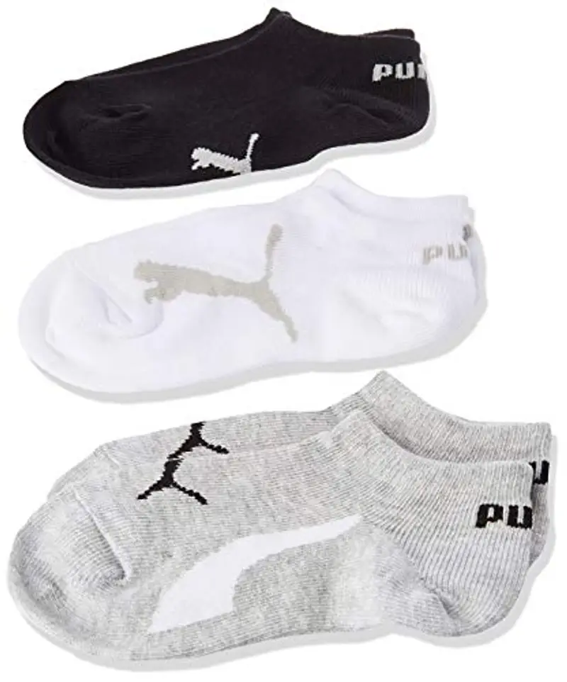 Puma Calzini BWT SNEAKER 3P Unisex - Bambini e Ragazzi