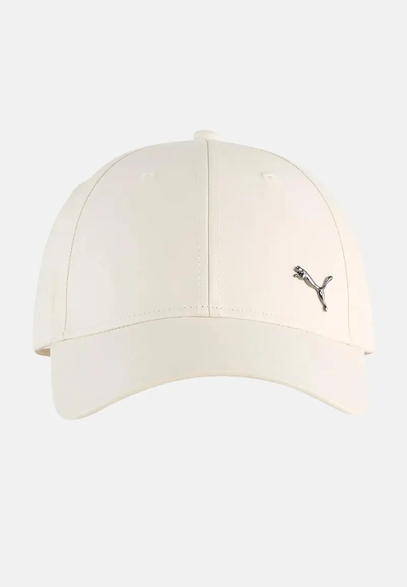 Puma Cappello con visiera ESS Metal Cat panna per uomo e donna