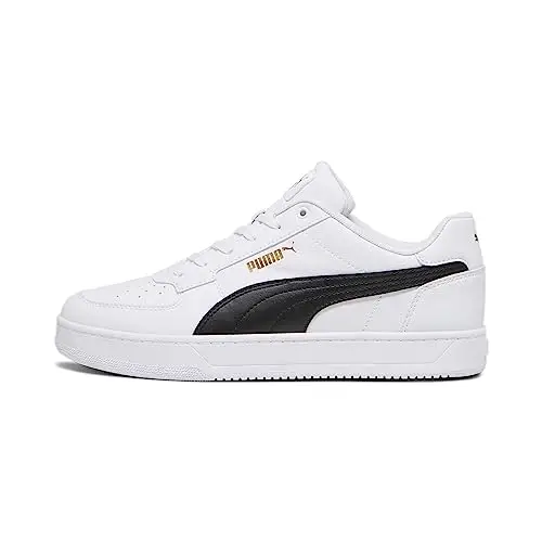 PUMA Caven 2.0, Sneaker Unisex-Adulto, White Black Gold, 39 EU