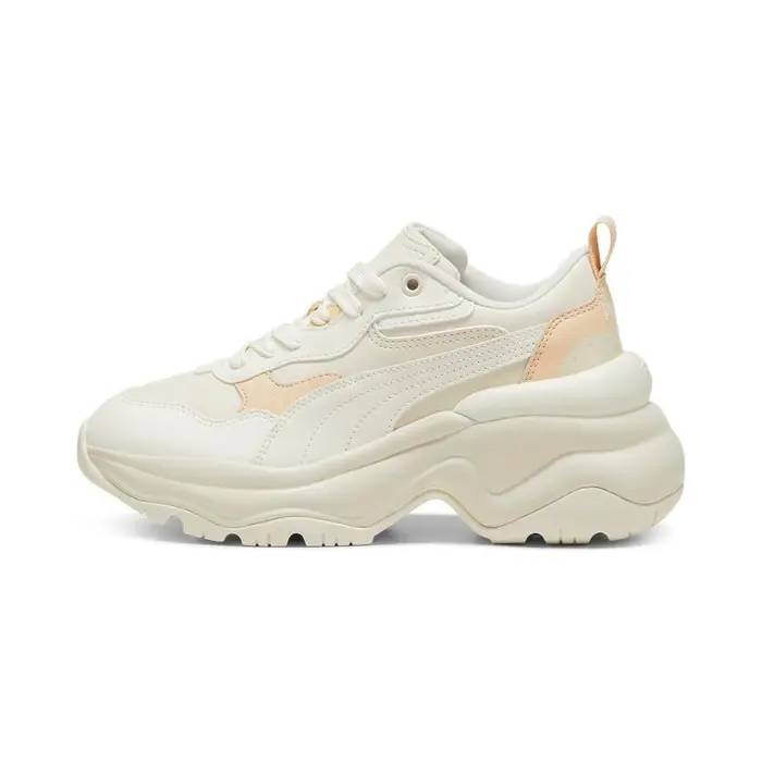 Puma Cilia Wedge Avorio Ghiaccio Anacardio Sneakers da Donna Crema Alpino-Neve 393915