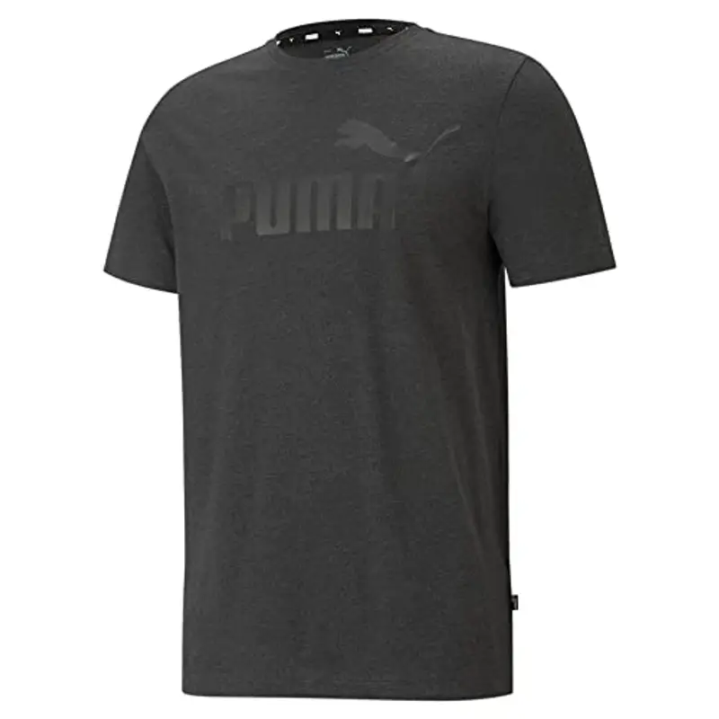 Puma Ess Heather Tee Maglietta, Dark Gray Heather, XL Uomo