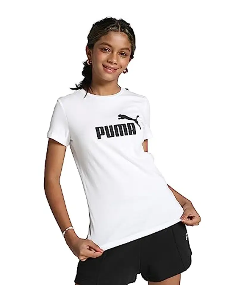 Puma Maglietta Logo Essential Bambina
