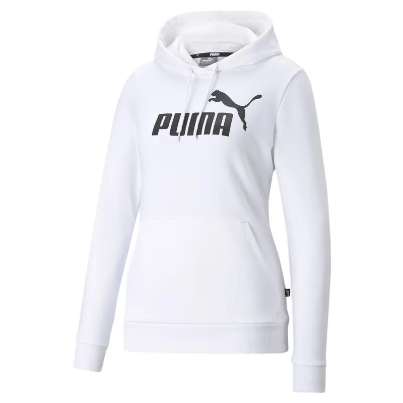 Felpa con cappuccio con logo Essentials donna PUMA | Puma Bianco