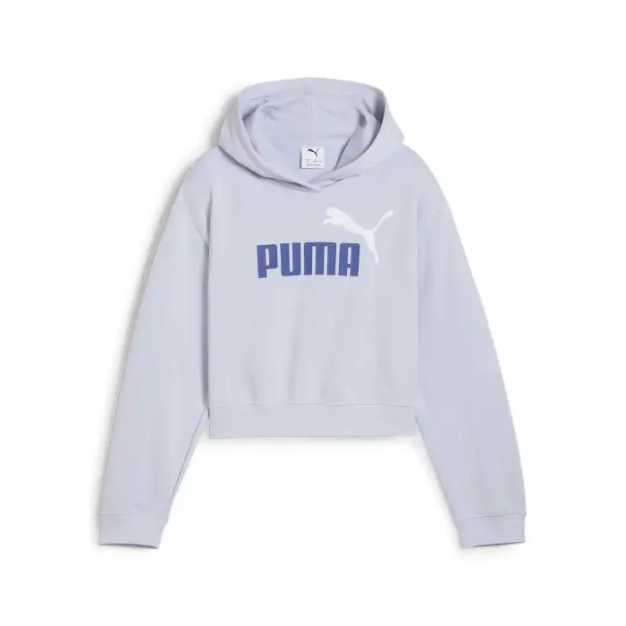 Puma Felpa con cappuccio da bambina Essentials 2 color No 1 Logo TR Bleu