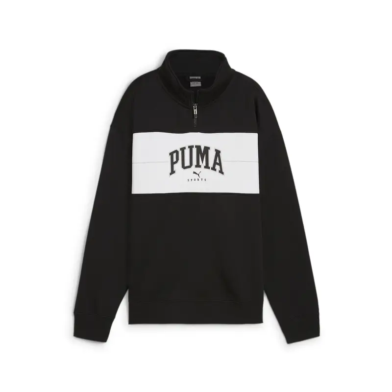 Felpa con cappuccio e zip a un quarto PUMA SQUAD da donna PUMA Black | Puma Nero