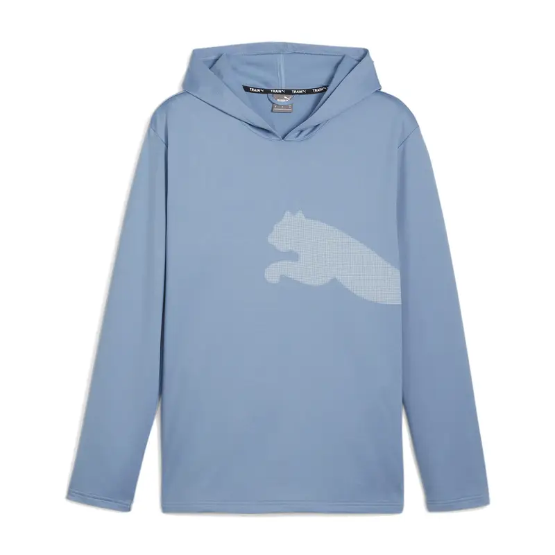 Felpa con cappuccio PUMA Train All Day Big Cat da uomo | Puma Blu