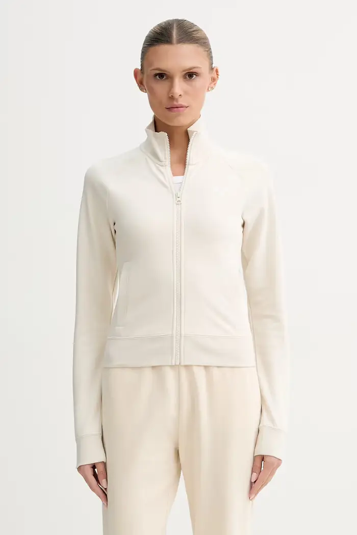 Puma felpa con cerniera da donna Essentials Slim Beige