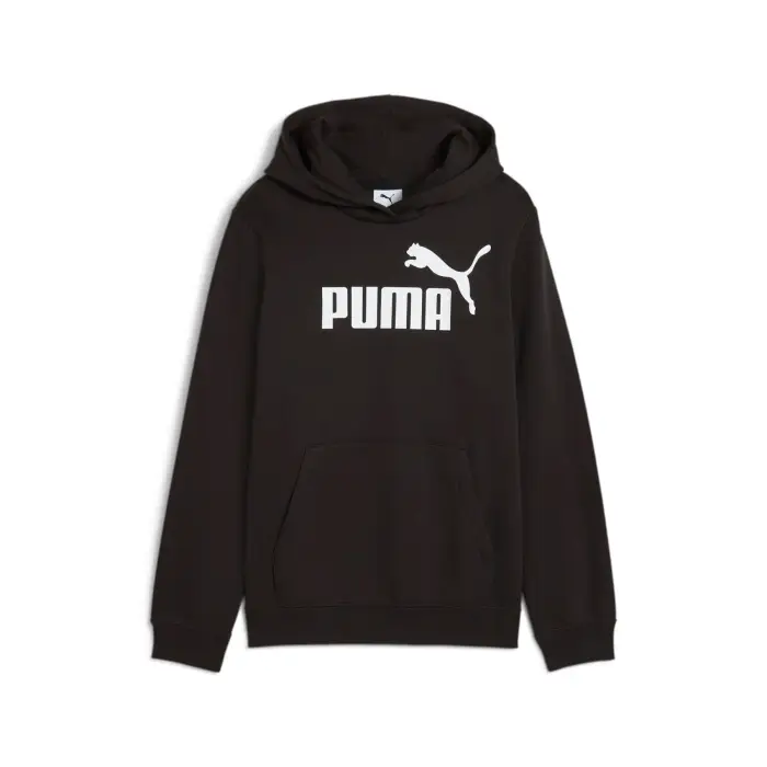 Puma Felpa da bambina con cappuccio No 1 G Noir
