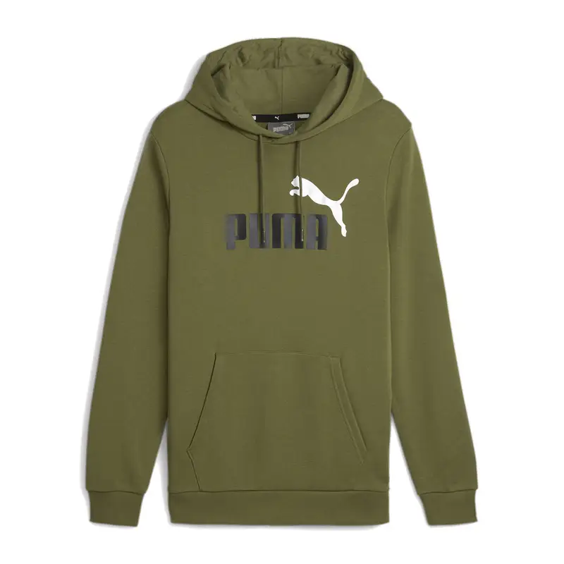 Felpa PUMA Essentials+ con logo grande bicolore TR da uomo | Puma Verde