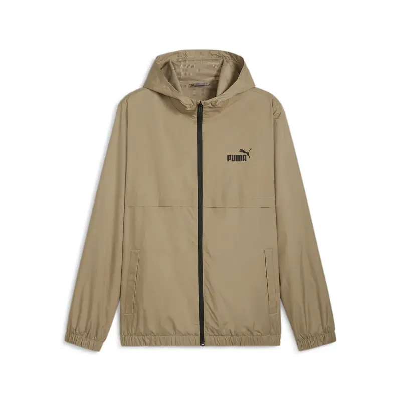 Giacca a vento Essentials Solid da uomo PUMA Oak Branch Beige | Puma