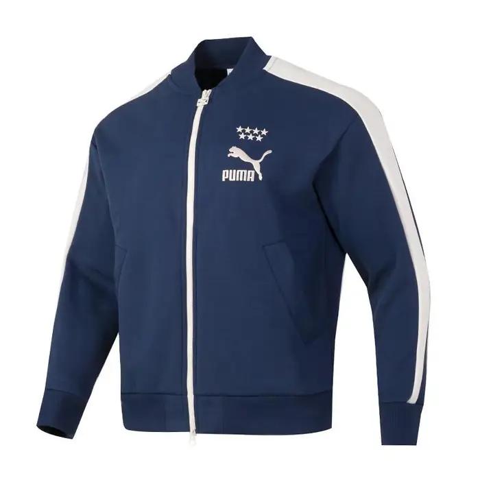 Giacca Sportiva Casual da Esterno con Logo Puma Uomo Giacca Blu 628094-14 2XL