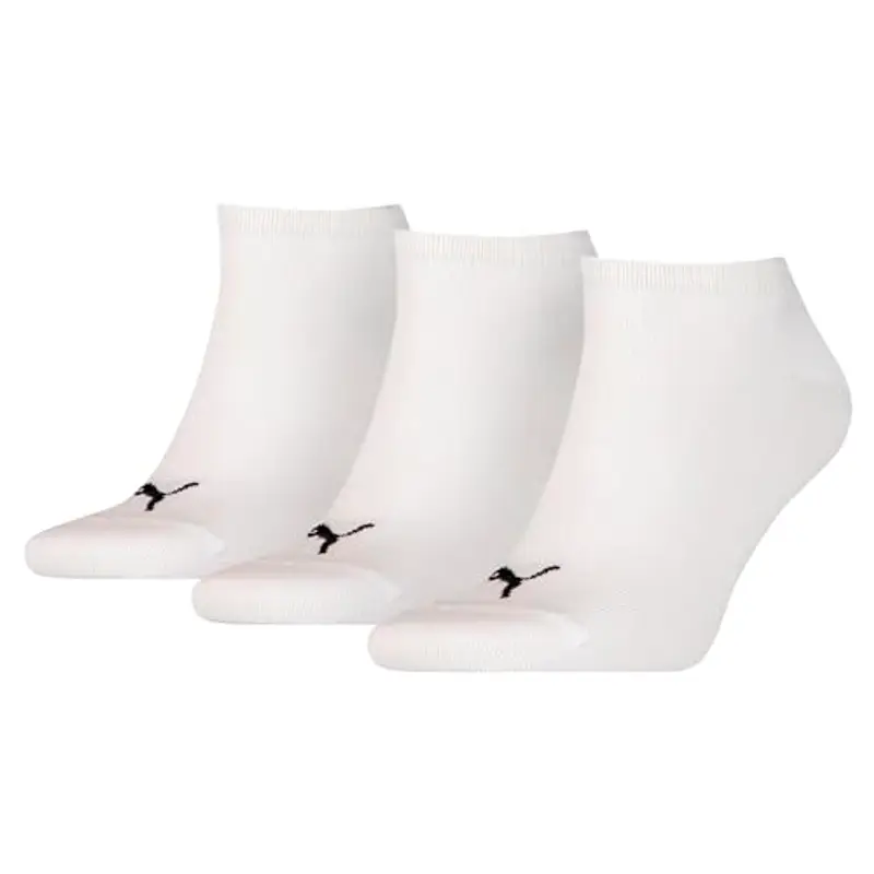 PUMA Invisible, Calzini Sport Uomo, Bianco, 39/42, Confezione da 3