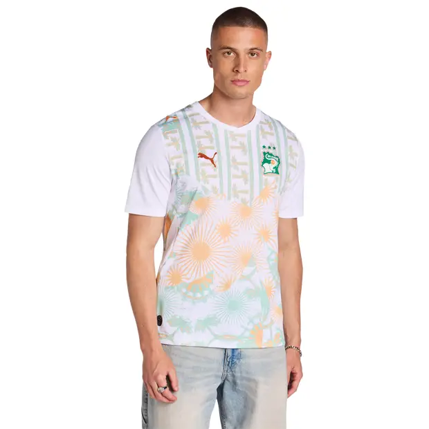 Puma Ivory Coast Uomo - Maglie/Repliche Bianco - Jersey White