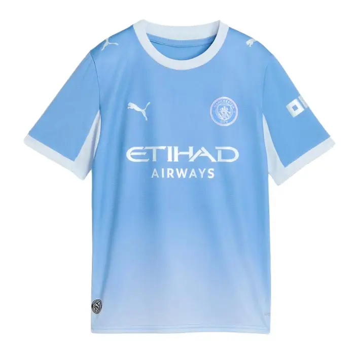 Puma Maglia Calcio Manchester City FC Home Azzurro Blu Bambino