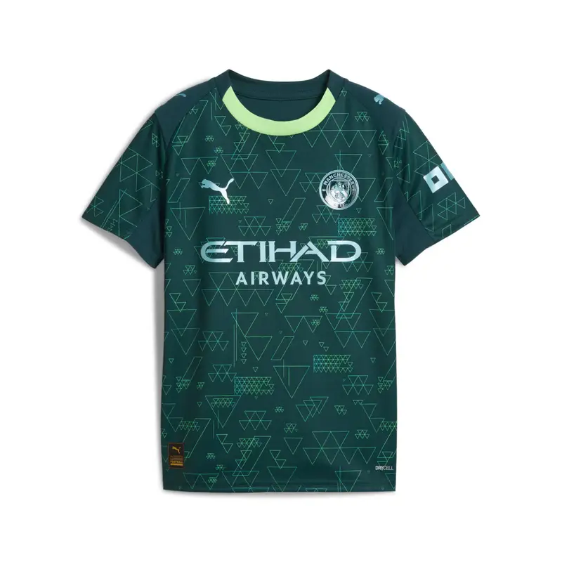 Puma Maglia Fourth bambino Manchester City 2025/26 Vert